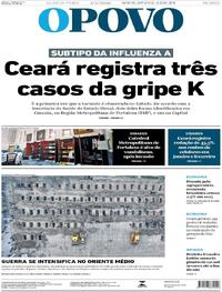 Capa do jornal O Povo 04/03/2026