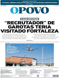 Capa do jornal O Povo 05/02/2026