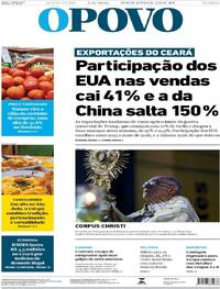 Capa do jornal O Povo 05/06/2026