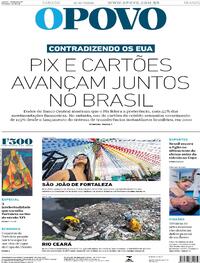 Capa do jornal O Povo 06/06/2026