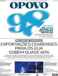 Capa do jornal O Povo 07/01/2026