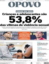 Capa do jornal O Povo 07/03/2026