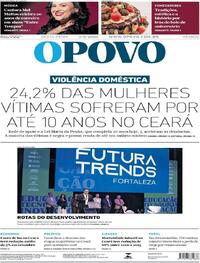 Capa do jornal O Povo 07/08/2026