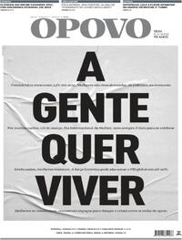 Capa do jornal O Povo 08/03/2026