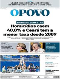 Capa O Povo 08/07/2026