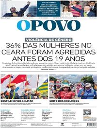 Capa O Povo 08/09/2026