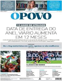 Capa do jornal O Povo 09/02/2026