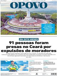 Capa do jornal O Povo 11/03/2026