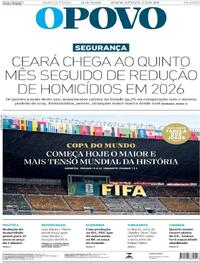 Capa Jornal O Povo
