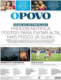 Capa do jornal O Povo 12/03/2026