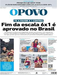 Capa Jornal O Povo