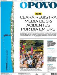 Capa do jornal O Povo 17/01/2026