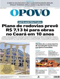 Capa Jornal O Povo