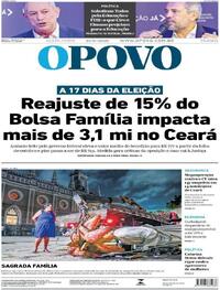 Capa Jornal O Povo