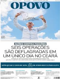 Capa do jornal O Povo 19/03/2026