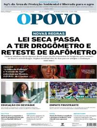 Capa O Povo 20/08/2026