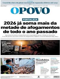 Capa do jornal O Povo 21/04/2026