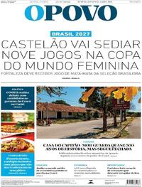 Capa O Povo 21/08/2026