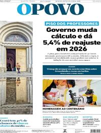 Capa do jornal O Povo 22/01/2026