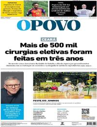 Capa do jornal O Povo 22/06/2026