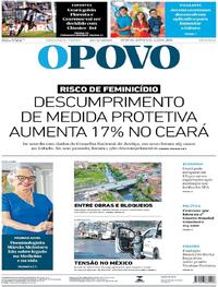 Capa do jornal O Povo 23/02/2026