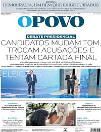 Capa Jornal O Povo