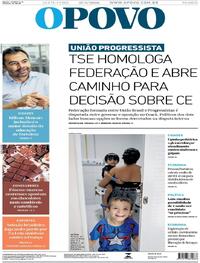 Capa do jornal O Povo 27/03/2026
