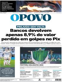 Capa O Povo 27/07/2026