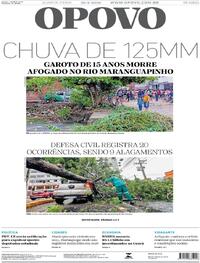 Capa do jornal O Povo 28/01/2026