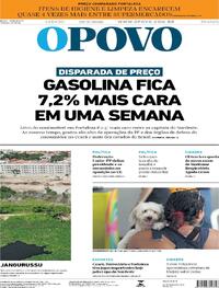 Capa do jornal O Povo 28/03/2026