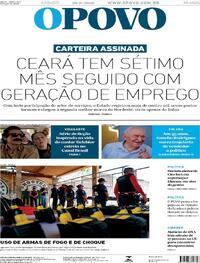 Capa O Povo 29/08/2026