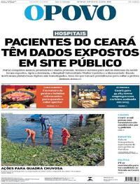 Capa do jornal O Povo 30/01/2026