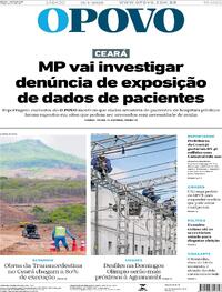 Capa do jornal O Povo 31/01/2026