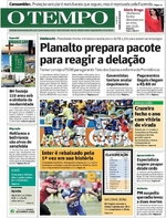 Capa do jornal Jornal O Tempo 12/12/2016