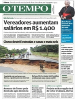 Capa do jornal Jornal O Tempo 15/12/2016