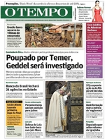 Capa do jornal Jornal O Tempo 22/11/2016
