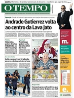 Capa do jornal Jornal O Tempo 26/12/2016