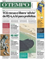 Capa do jornal Jornal O Tempo 30/12/2016