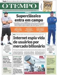 Capa do jornal Jornal O Tempo 02/07/2017