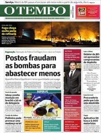 Capa do jornal Jornal O Tempo 02/09/2017