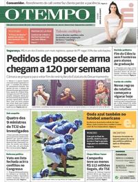 Capa do jornal Jornal O Tempo 03/04/2017