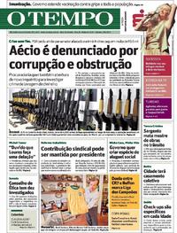 Capa do jornal Jornal O Tempo 03/06/2017
