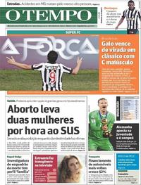 Capa do jornal Jornal O Tempo 03/07/2017