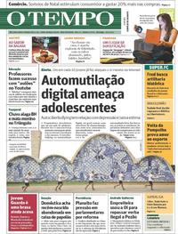Capa do jornal O Tempo 03/12/2017