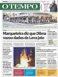 Capa do jornal Jornal O Tempo 05/05/2017