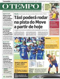 Capa do jornal Jornal O Tempo 06/03/2017