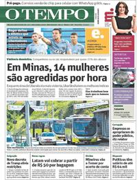 Capa do jornal Jornal O Tempo 07/03/2017
