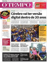 Capa do jornal O Tempo 08/10/2017