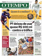 Capa do jornal Jornal O Tempo 09/01/2017