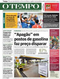 Capa do jornal O Tempo 09/12/2017